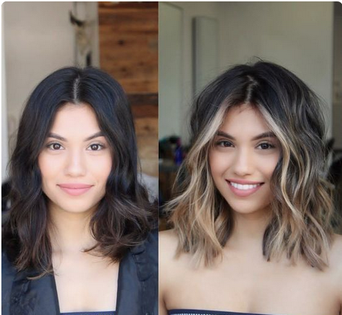 7 Steps to Image Transformation-Step 4 the right hair Colour
