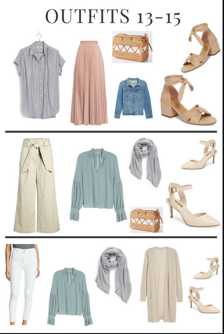 10 Spring Capsule wardrobe basics